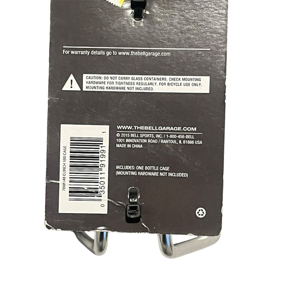 Bell Bicycle Water Bottle Cage Road & Mountain Bikes Clinch 100 Alloy NEW - Picture 6 of 7